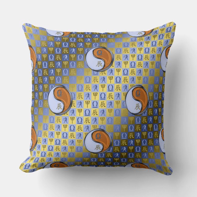 Libra & Wood Dragon Cushion (Front)
