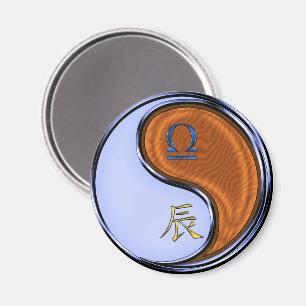 Libra & Wood Dragon Magnet