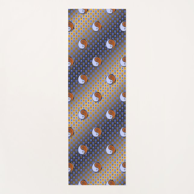 Libra & Wood Horse Yoga Mat (Front)