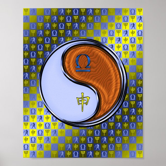 Libra & Wood Monkey Poster (Front)