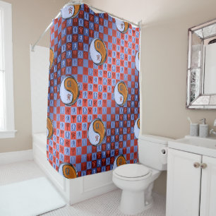 Libra & Wood Tiger Shower Curtain