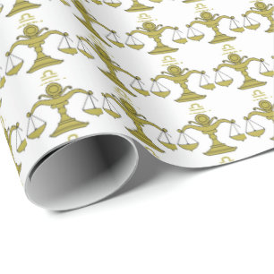 Libra Wrapping Paper
