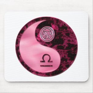 Libra Yin Yang Mouse Mat
