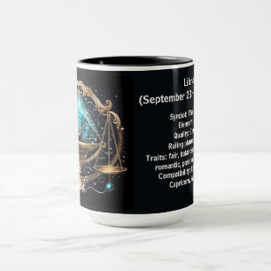 Libra Zodiac Art for September 23–October 22 Mug