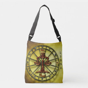 Libra Zodiac Astrology design Horoscope Crossbody Bag
