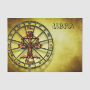 Libra Zodiac Astrology design Horoscope Tissue Paper