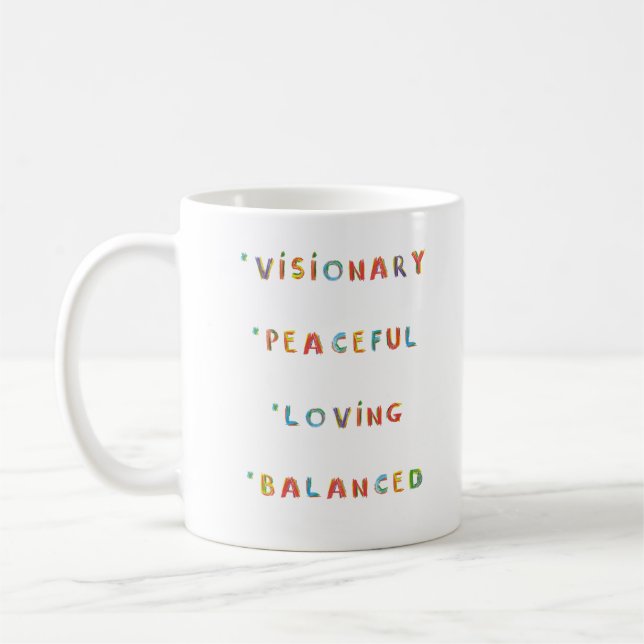 Libra Zodiac Astrology Inner Child Mug (Left)