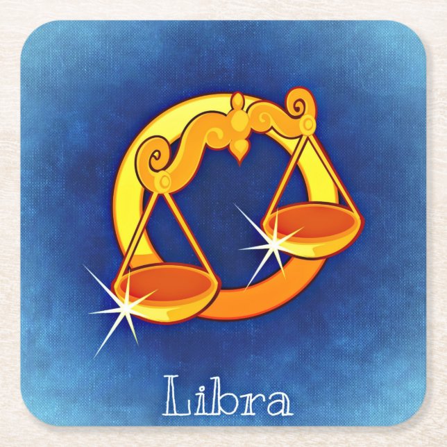 libra zodiac coasters (Front)