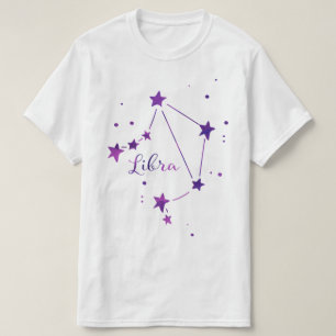 Libra Zodiac Constellation T-shirt