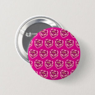 Libra Zodiac Coquette Heart Birthday Cake 6 Cm Round Badge