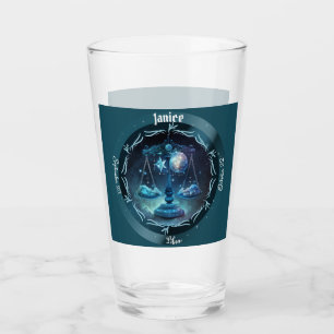 Libra Zodiac Customisable Beer Glass