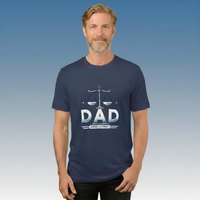 Libra  Zodiac Dad   T-Shirt Tri-Blend Shirt (Creator Uploaded)