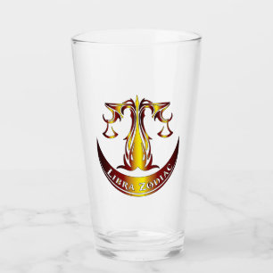 Libra Zodiac Drinkware Glass