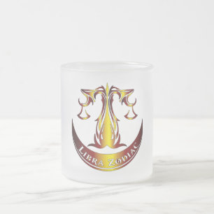 Libra Zodiac Glass Mug