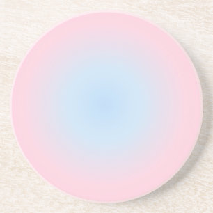 Libra Zodiac Gradient, Pink Blue Aura Gradient Coaster