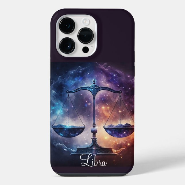 Libra Zodiac iPhone Case (Back)