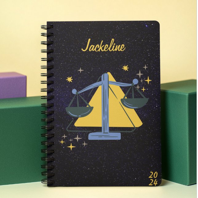 Libra Zodiac l Modern Galaxy Sky Star Calendar Planner (Creator Uploaded)