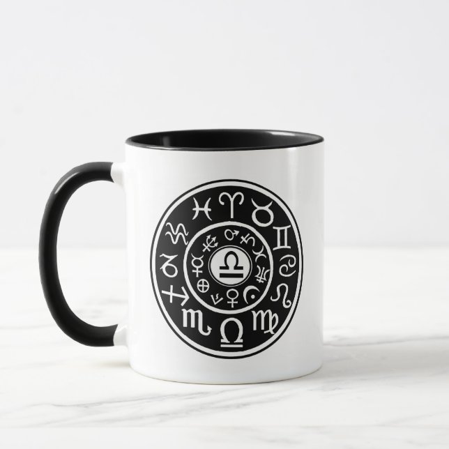 Libra Zodiac Mug (Left)