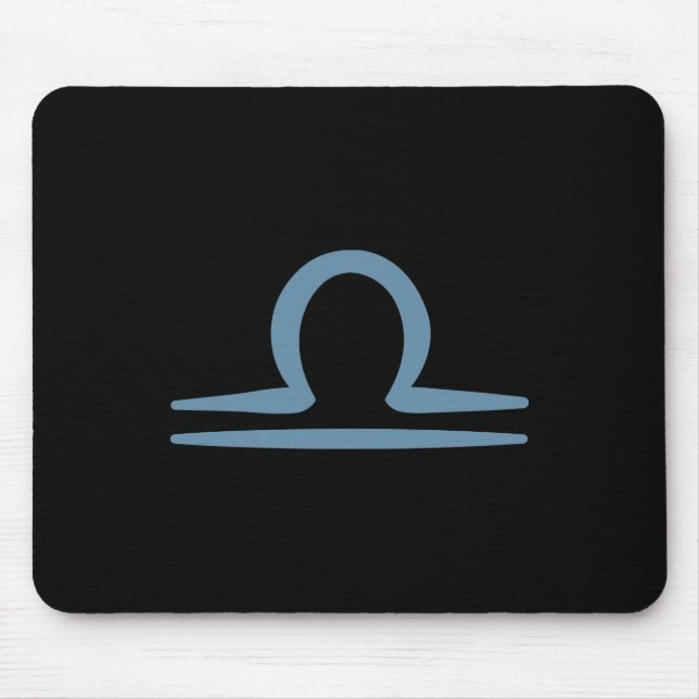 LIBRA Zodiac September October Birthday Astrology  Mouse Mat (Front)