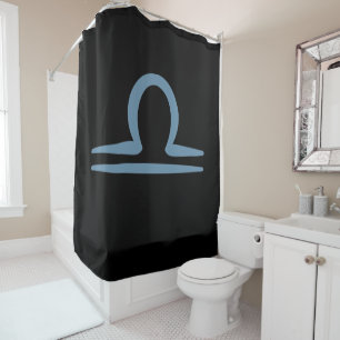 LIBRA Zodiac September October Birthday Astrology  Shower Curtain