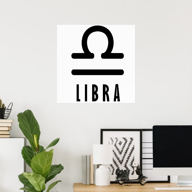 Libra zodiac sign (Home Office)