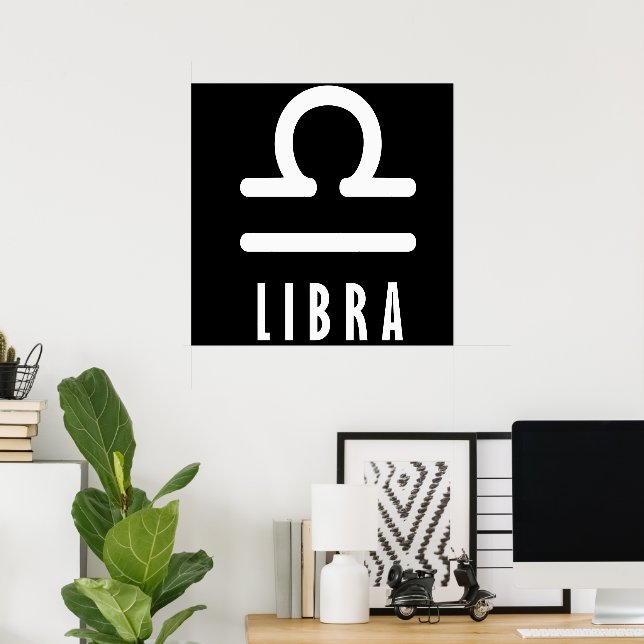 Libra zodiac sign (Home Office)