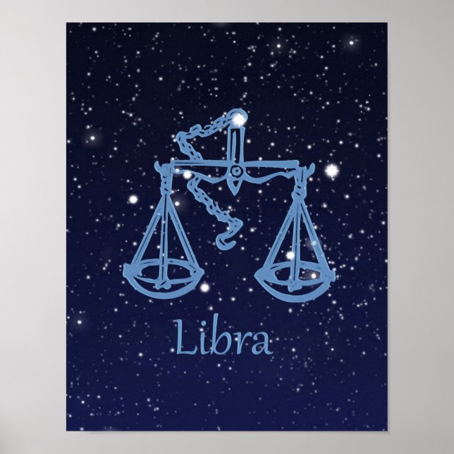 Libra Zodiac Sign and Constellation (Front)