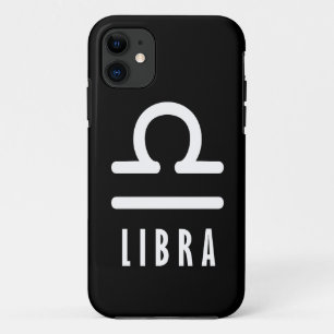 Libra zodiac sign iPhone 11 case