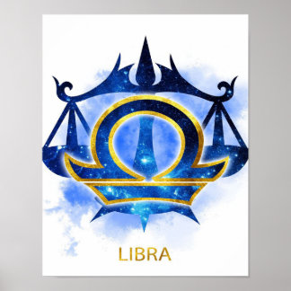 Libra Zodiac Sign- Funny Libra Zodiac Lover Gift Poster