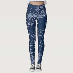 Libra zodiac sign leggings
