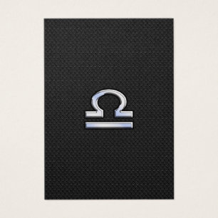 Libra Zodiac Sign on Black Snake Skin Decor