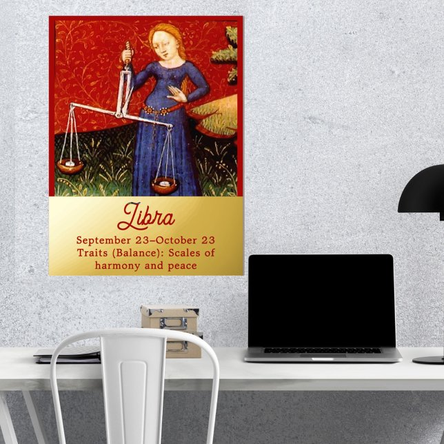 Libra Zodiac Sign Scales Birthday Party (Creator Uploaded)