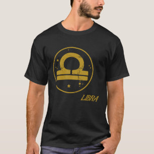 Libra Zodiac Sign Symbol Astrology Horoscope T-Shirt