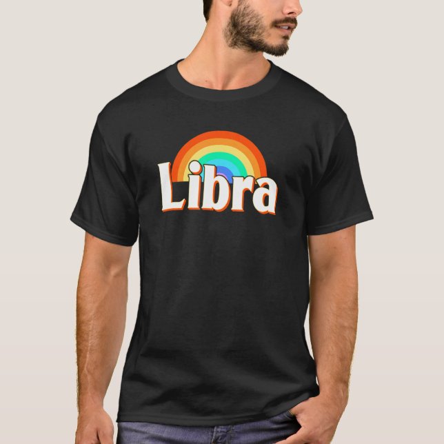 Libra Zodiac Sign T-Shirt (Front)
