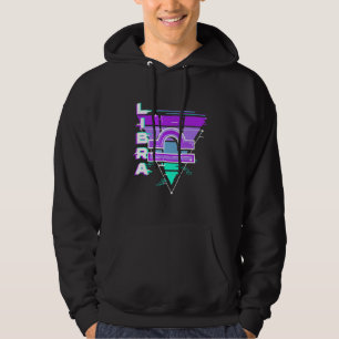 Libra Zodiac Sign Vaporwave Aesthetics 80s 90s For Hoodie