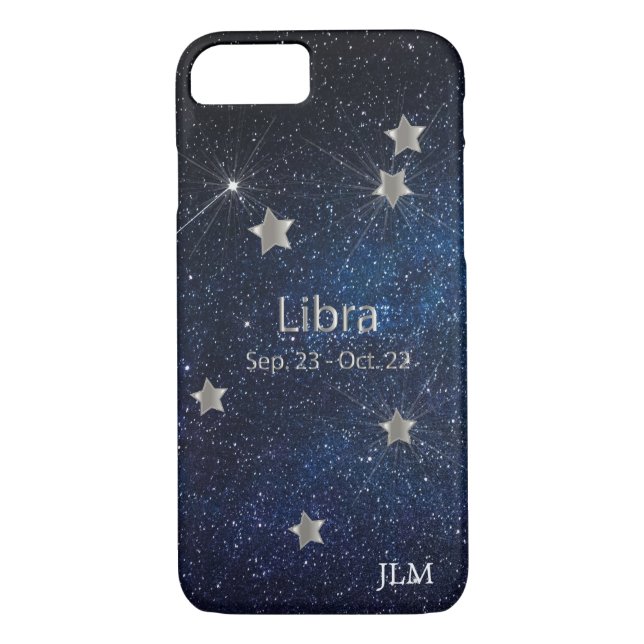 Libra - Zodiac Star Sign Case-Mate iPhone Case (Back)