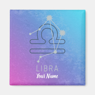 Libra Zodiac Star Sign Horoscope Constellation Magnet