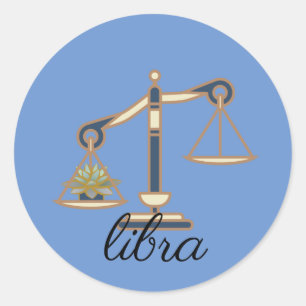 Libra Zodiac Stickers for Women, Small Business