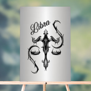 Libra Zodiac Symbol Acrylic Sign