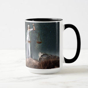 Libra Zodiac Symbol Mug