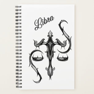 Libra Zodiac Symbol Planner