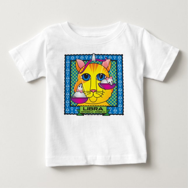 Libra Zodicat Infant T-shirt (Front)