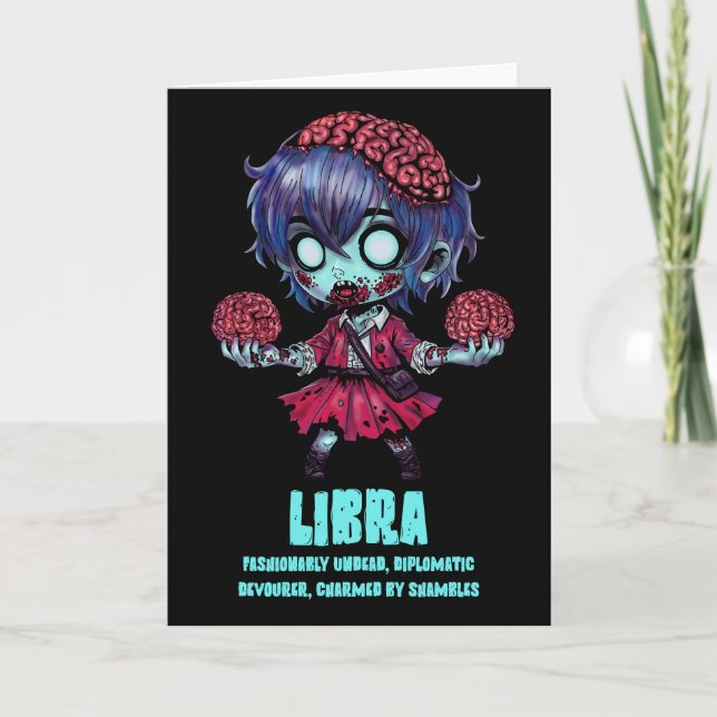 Libra Zombie Card (Front)