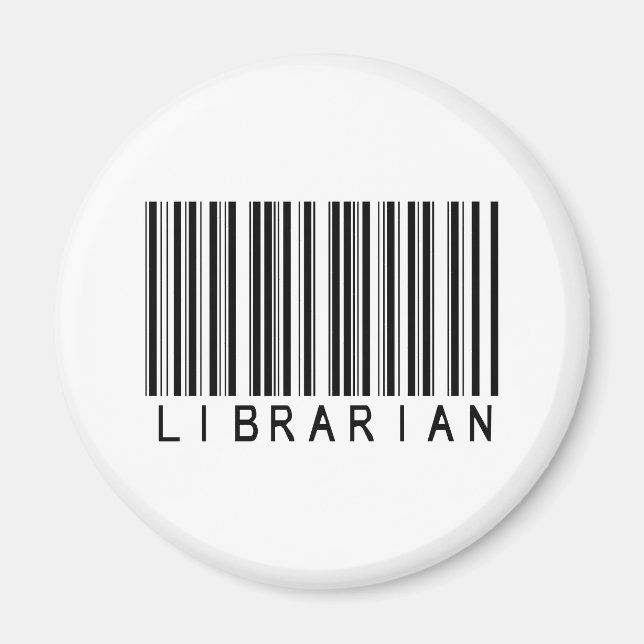 Librarian Bar Code Magnet (Front)