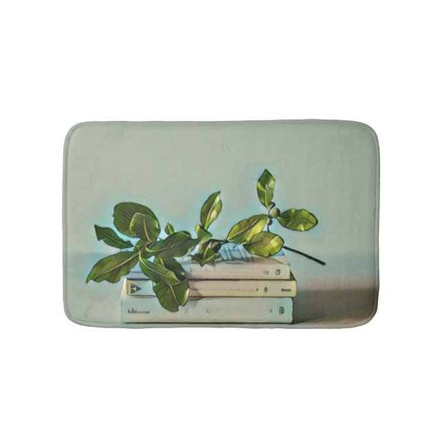Librarian birthday gift bath mat (Front)