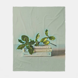Librarian birthday gift fleece blanket