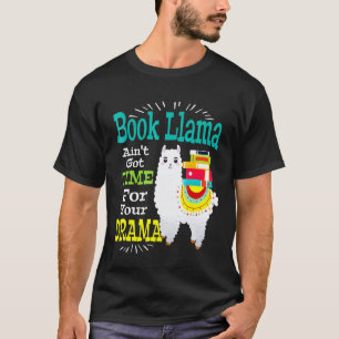 Librarian Book Llama Lover Reader Men Women T-Shirt