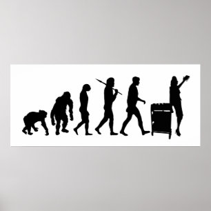 Librarian book lovers library index card gear poster