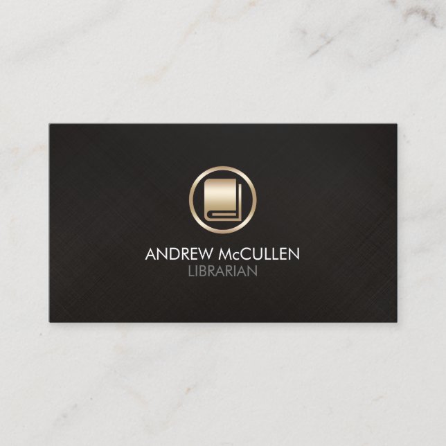 Librarian Book Store Business Card (Front)