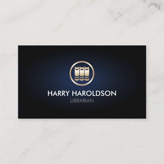 Librarian Book Store Business Card (Front)